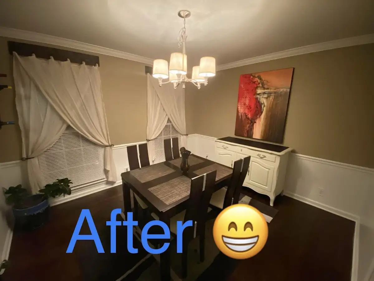 Professional dining room restoration after water damage in Fitzgerald