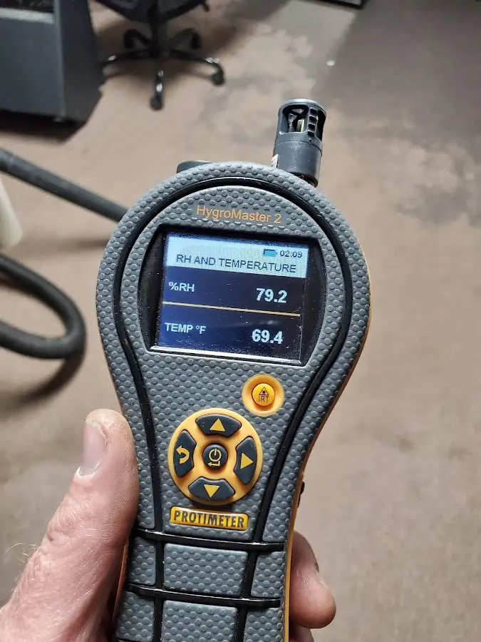 Moisture meter humidity assessment for Mold Remediation & Removal in Fitzgerald